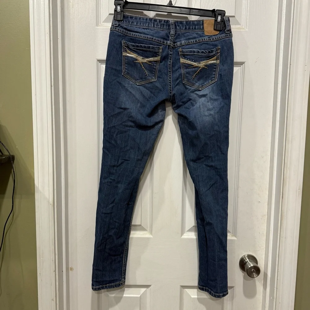 Red Camel Women's Dark Blue Skinny Jeans - Picture 4 of 5